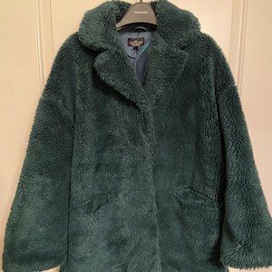 Topshop Petite Borg Coat